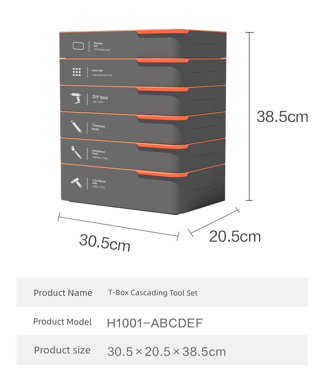 Deli Home Daily For Home Wire Cutter Hammer Lithium Electric Drill Emergency Repair Multifunctional Suit Tool H1001