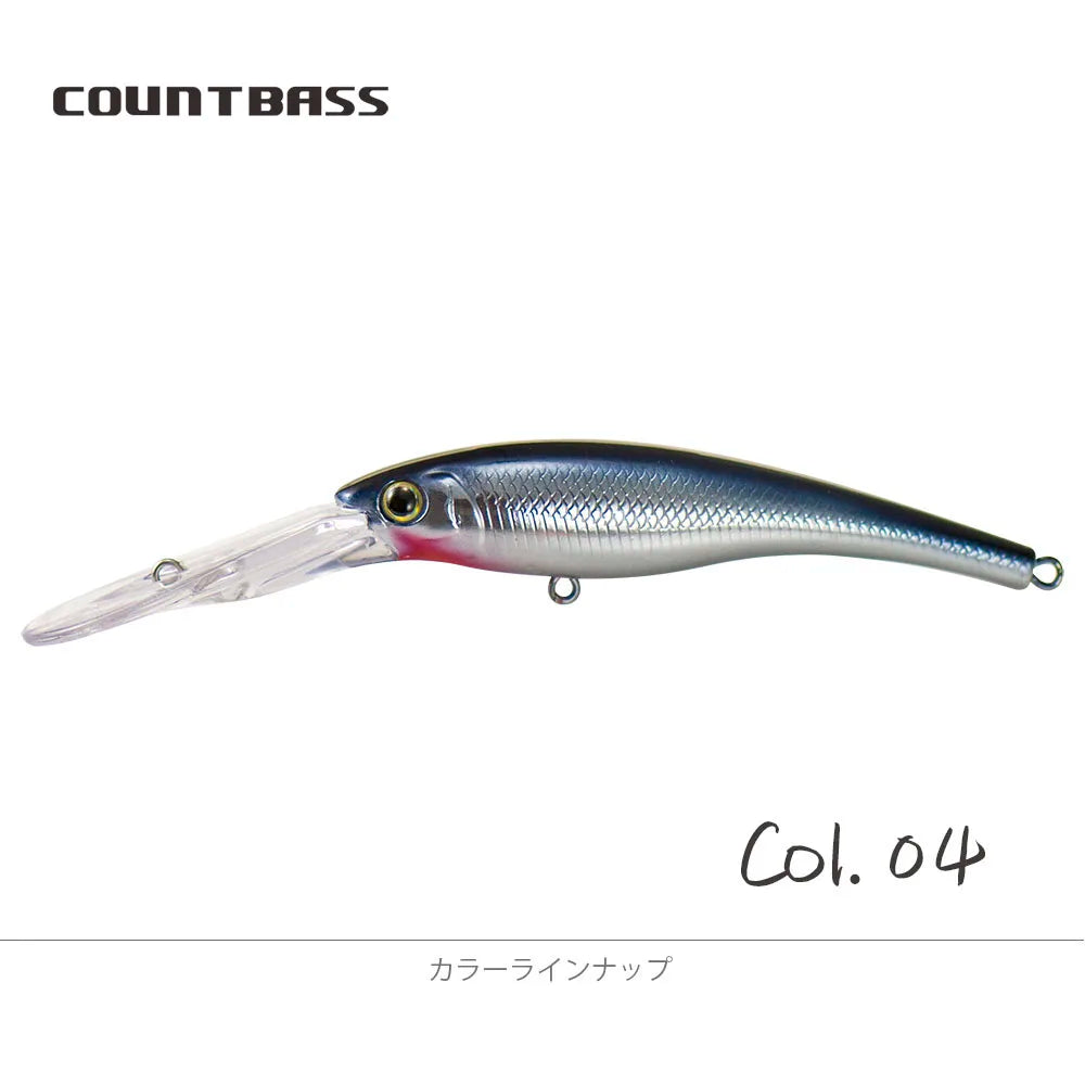 COUNTBASS Crankbaits Hard Plastic Fishingg Wobblers Shad Minnow Bass Pike Perch  Angler's Lure 90mm 13g