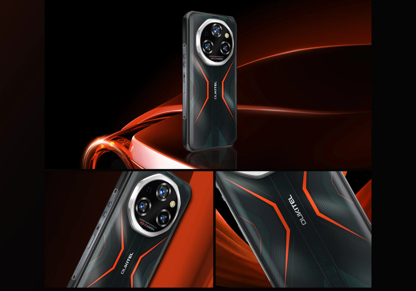 World Premiere OUKITEL WP55 5G Rugged Phone 36GB(12+24) 256GB 11000mAh 33W Smartphone 6.6” 120Hz FHD+ 108MP Android 15 Cellphon