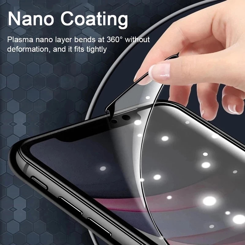 1-4Pcs Matte Ceramic Privacy Screen Protector for iPhone 14 PRO MAX 7 8 16 Plus Anti-spy Film for iPhone 11 12 13 15 Pro XS Max