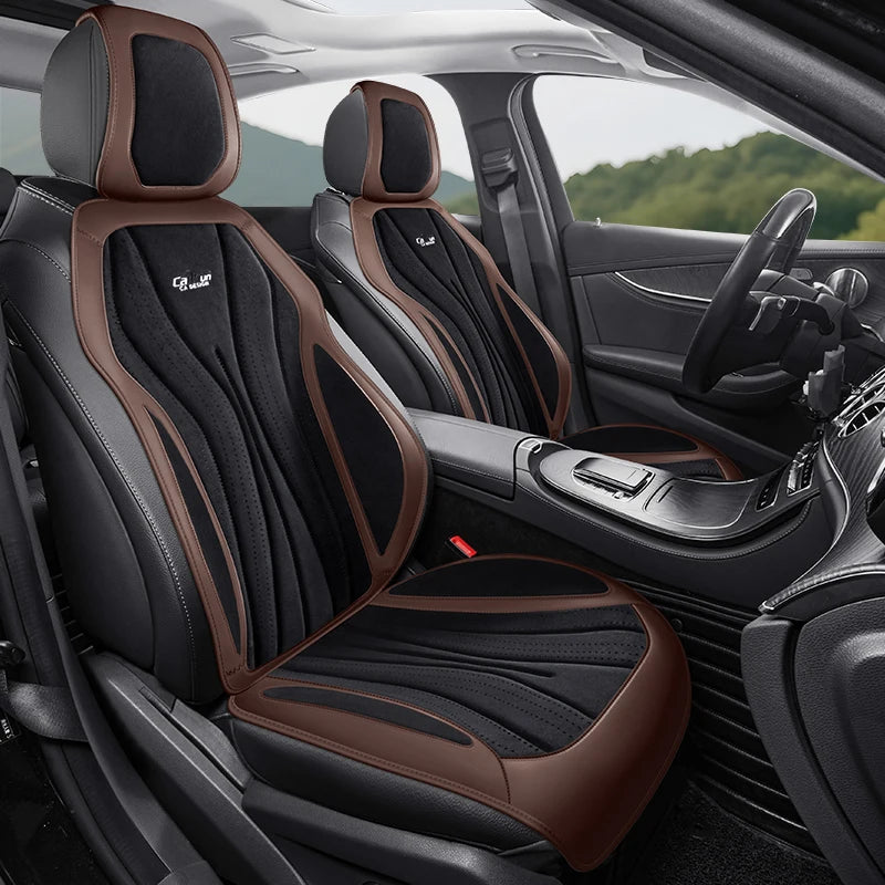 Universal Suede Car Seat Cover Cushion for AUDI All Car Models A3 Sportback A1 A4 A5 A6 A6L A7 A8 A8L Car Accessories
