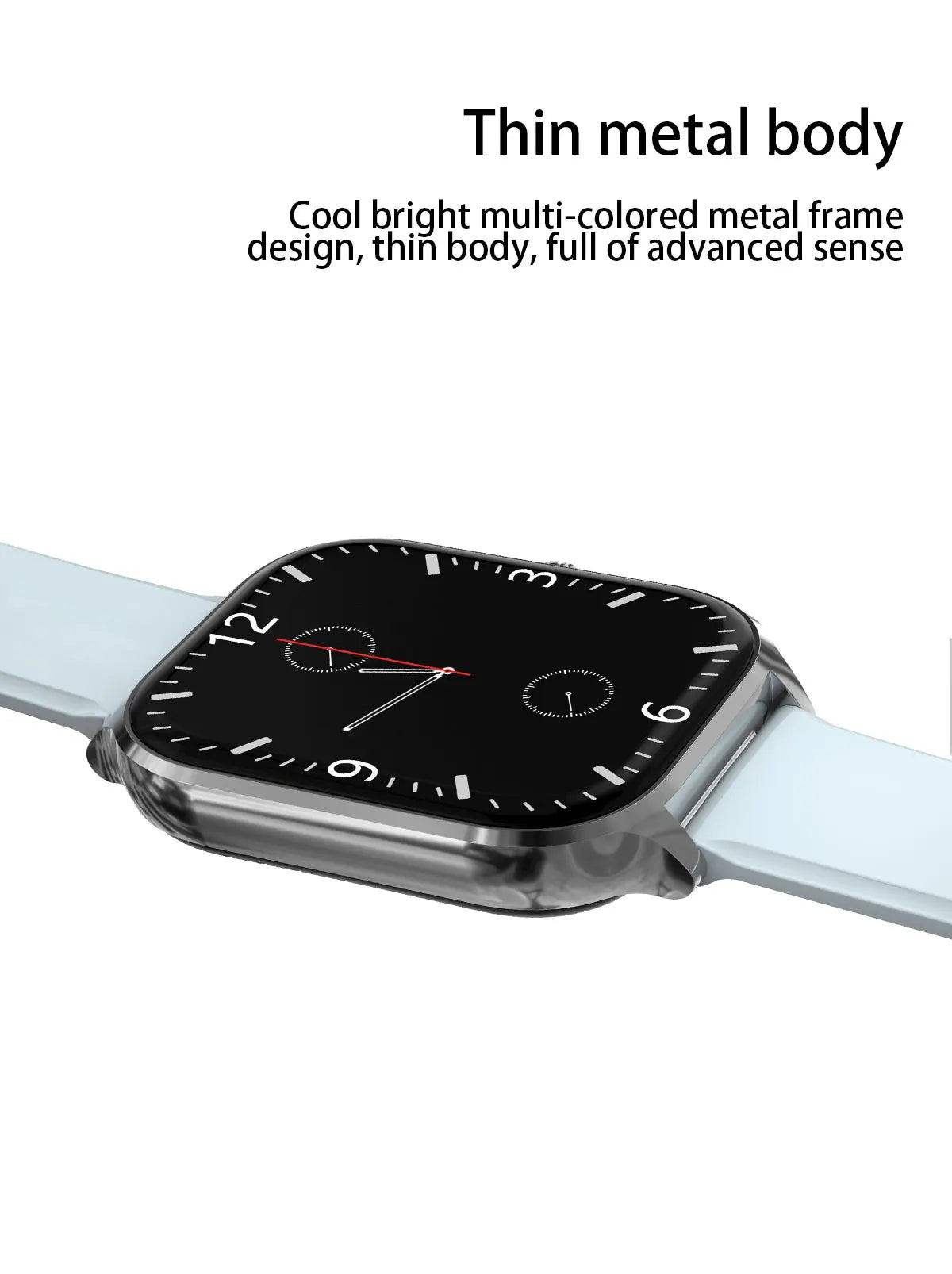 NEW 2.01'' Smartwatch Fitness Tracker Clock Sports Smartband Blood Pressure Monitor Smart Watches for Men Women IOS Android 2026