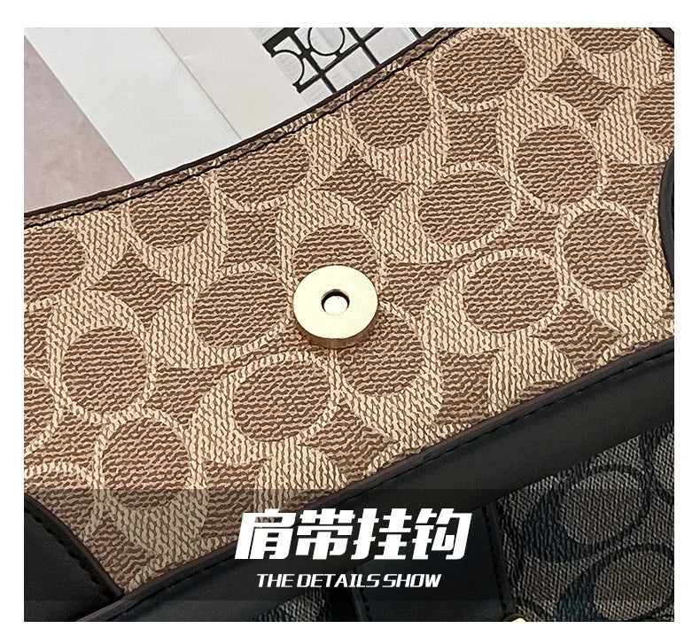 Graceful Retro Diaper Bag Women's Bag Airport Lounge Wait Exquisite Stylish Glamorous Timeless Versatile Practical Organized