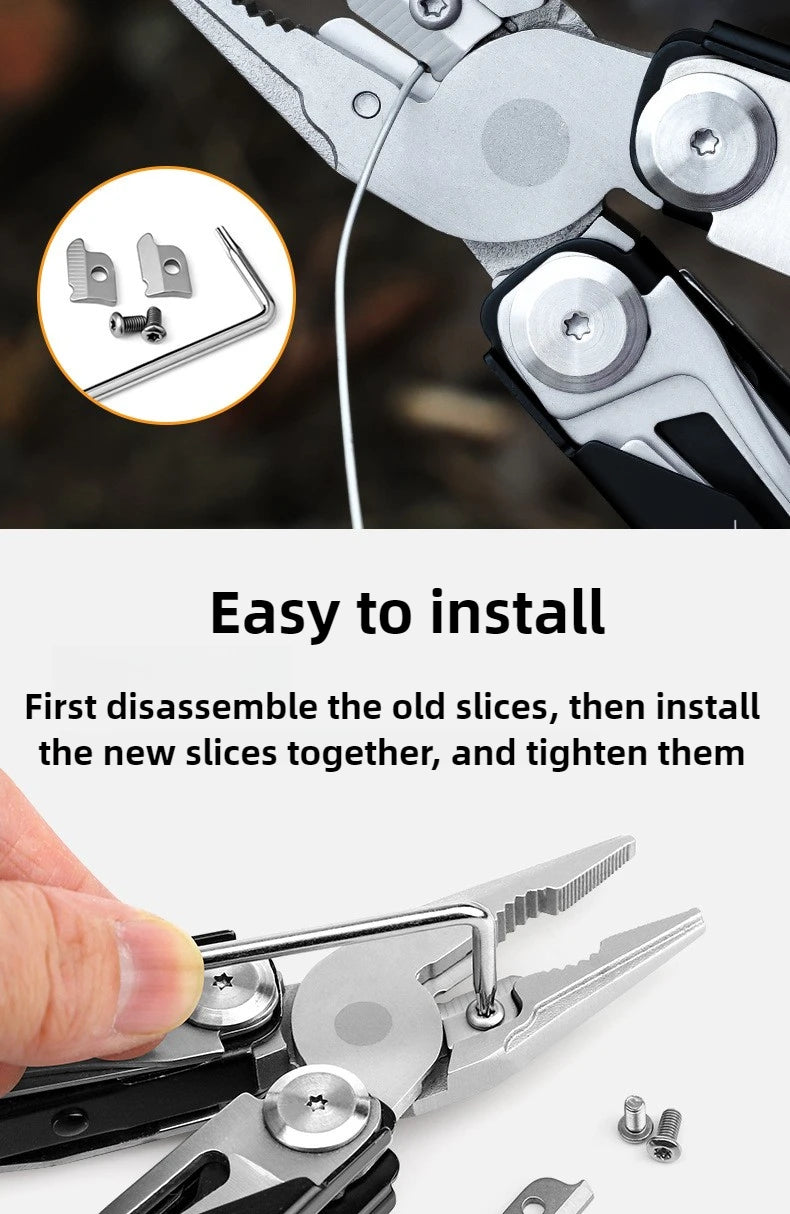 Multitools Pliers Stainless Steel Folding Tool Pliers Outdoor Camping Survival Portable Pocket Tools Multipurpose Manual Tools