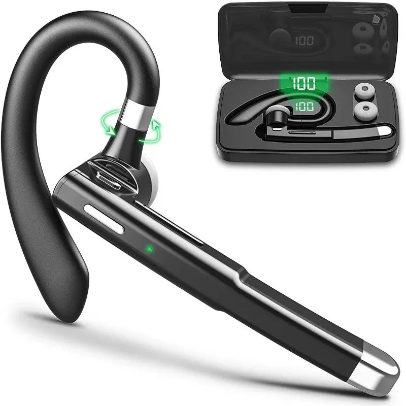 YYK-520 Wireless Headset Gaming Earphone with Built-in Mic for Driving Business Office Compatible with All Smart Phone
