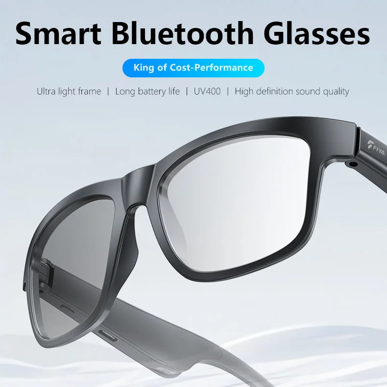2026 New Smart Glasses Men Women Sunglasses, Bluetooth 5.4 Audio Glasses, UV400 Sports Headphones, 50H Standby 5H Playtime, TR F