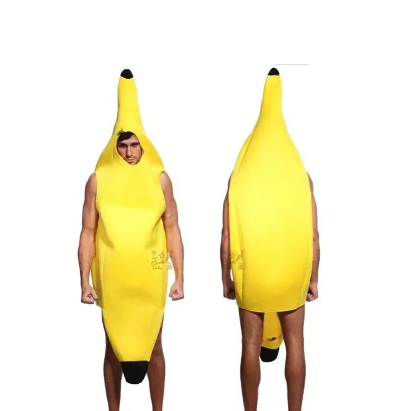 Halloween Costumes Children's Performance Costume Fruit Banana Costume Kindergarten Stage Performance Parent-Child Costume