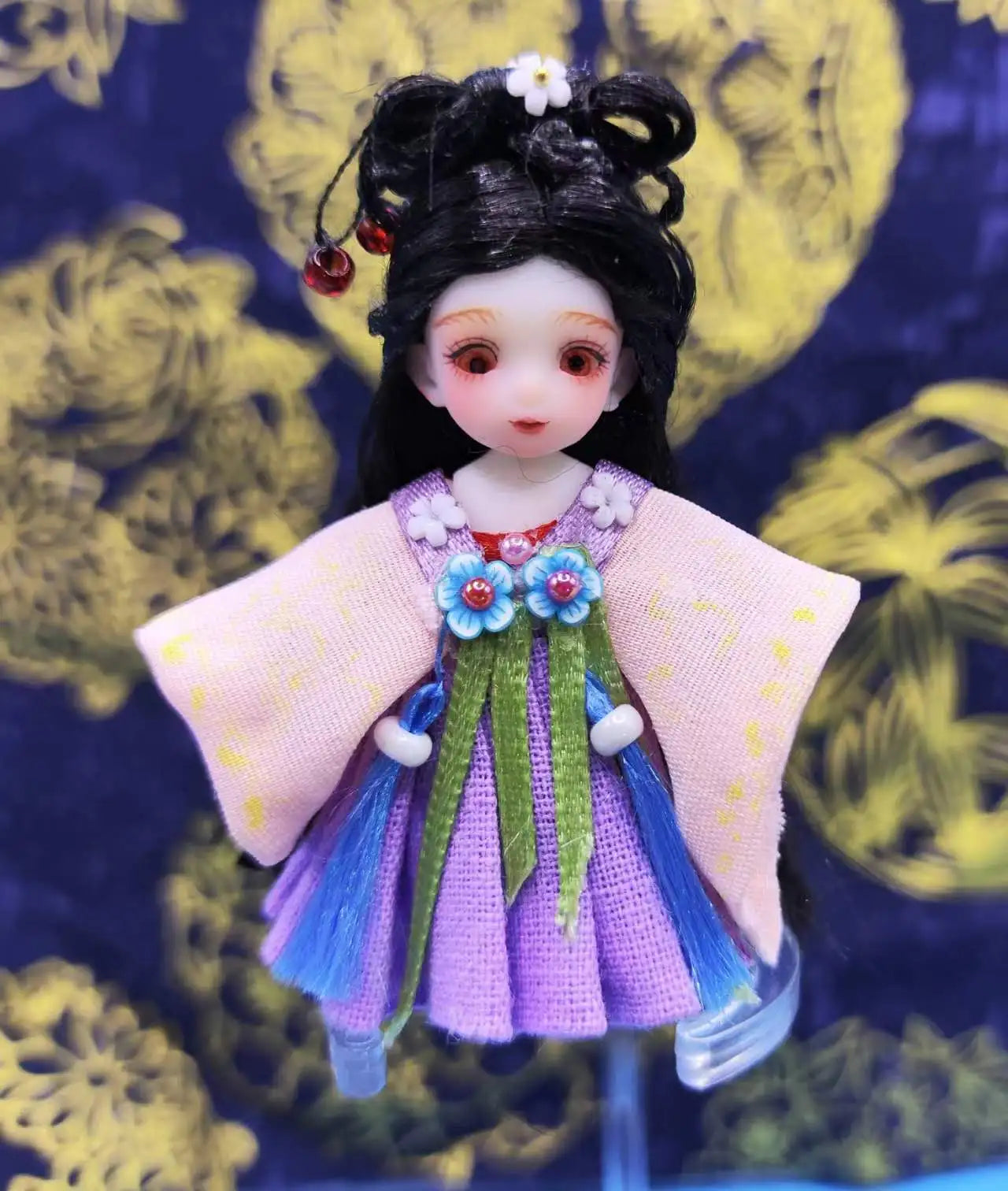 BJDmuñecas구체관절인형muñecas para niñas bebe reborn Mini doll 6cm elf Kawaii opera doll adult toy makeup doll free shipping.