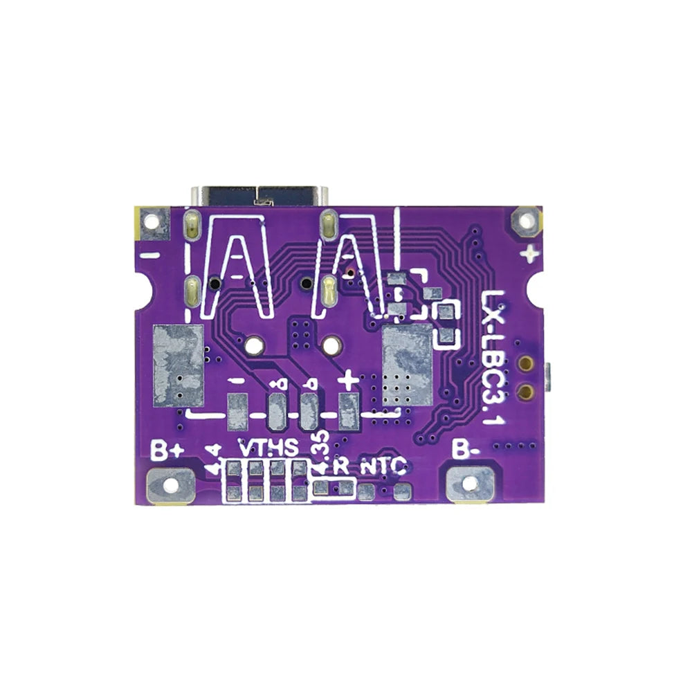 Type-C USB 5V 3A Boost Converter Step-Up Power Module Charge/Discharge Battery Protection Board With Switch LED Indicator