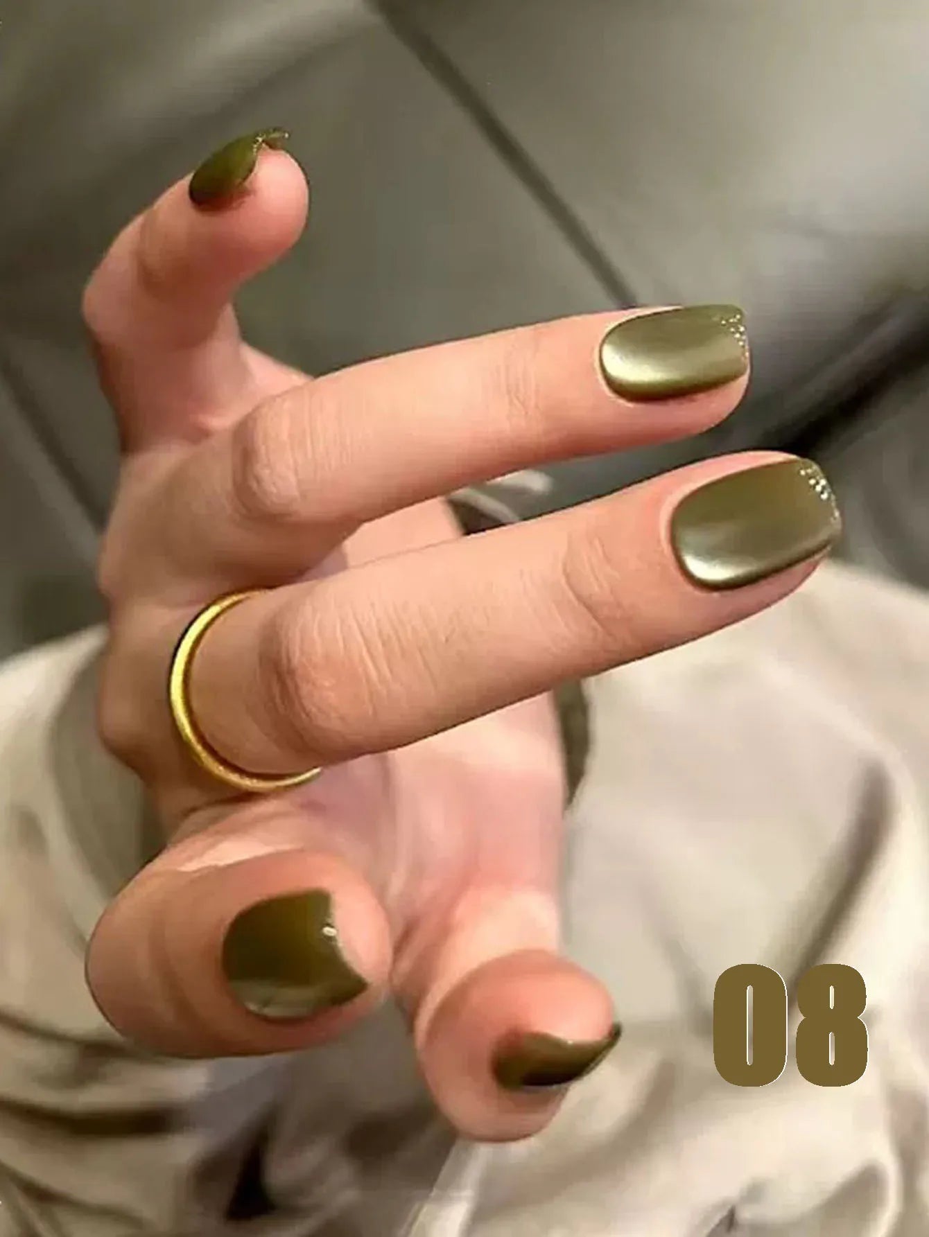 MIANEL 12ML 1-21pcs Emperor Green Cat Eye Gel Nail Polish Whitenning Nails Green Nails Suitable For Nail Salons Nail Supplies