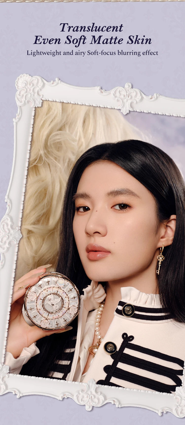 [NEW]Flower Knows Knight Unicorn Collection Cloud Loose Setting Powder