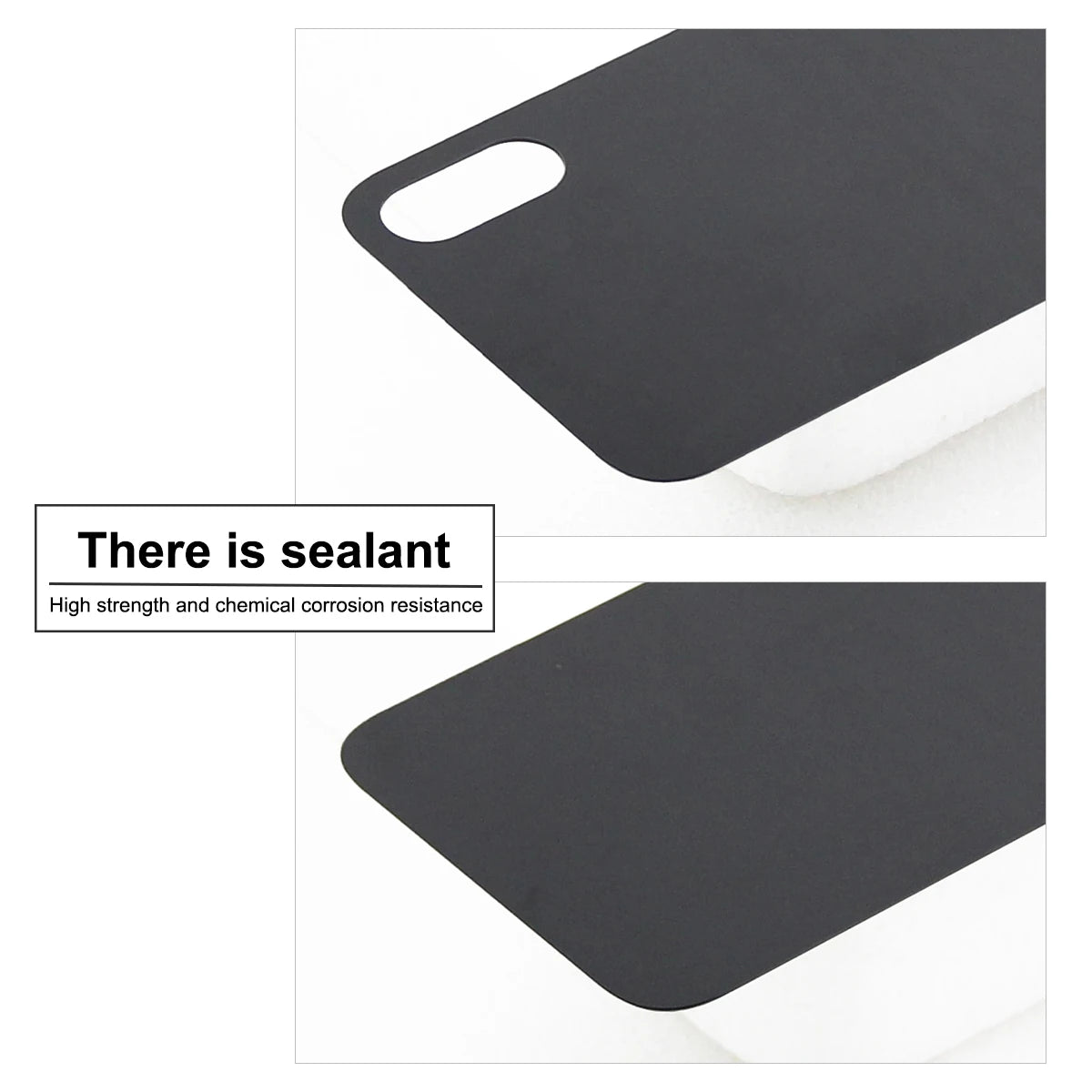 For iPhone X / XS / Max Battery Back Cover Glass Panel Rear Door Housing Case Replacement Part