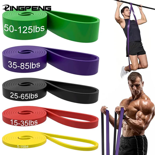 Resistance Band Heavy Duty Latex Sports Elastic Belt Pull Up Assist Bands For Pilates Workout Out Fitness Shape Body Home Gym