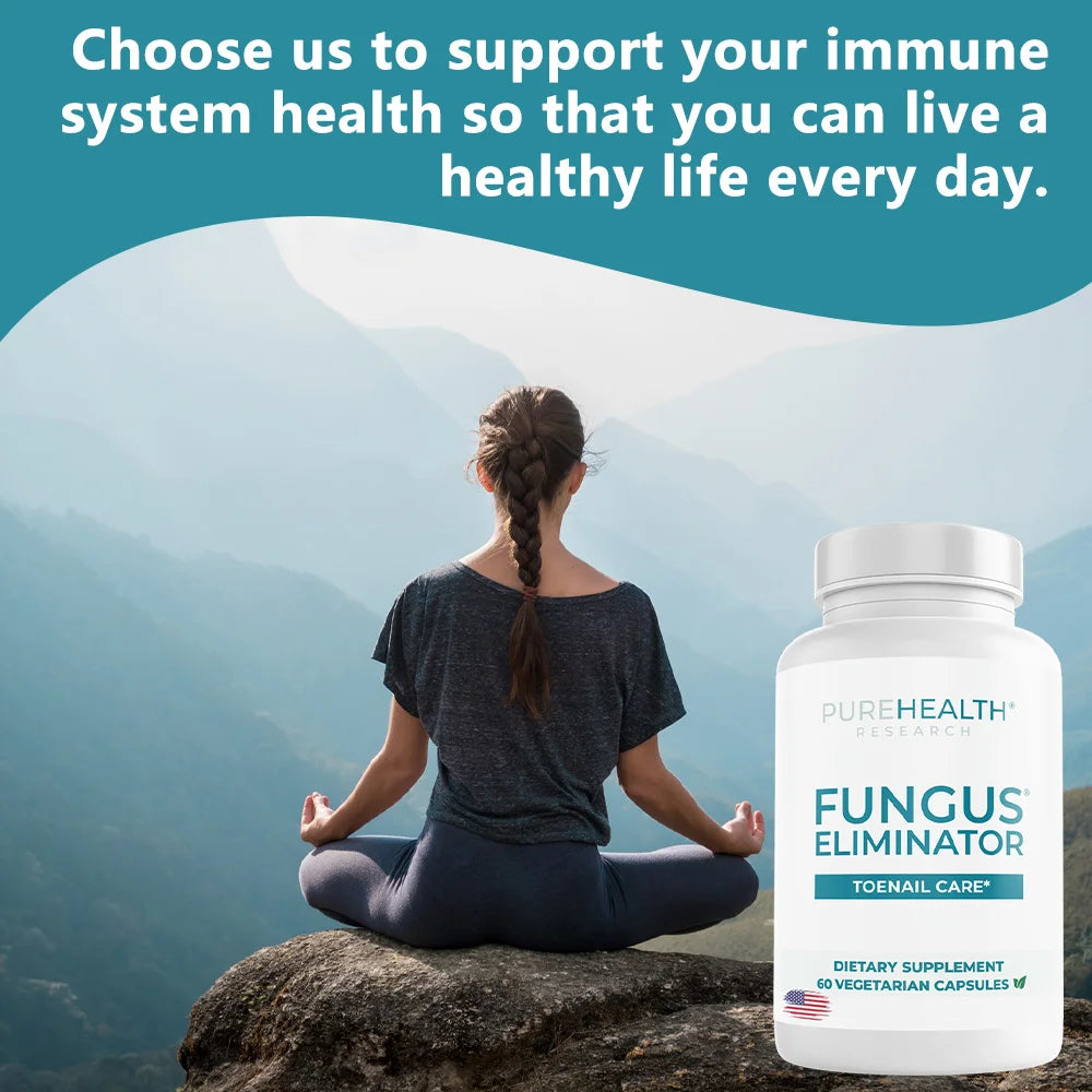 Fungus Eliminator, Toe Nail Fungus Supplement with Wormwood & Caprylic Acid