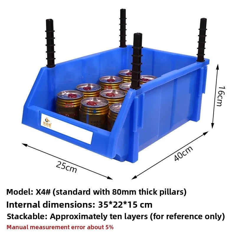 Plastic Combination Hardware Screw Storage Box Parts Organizer Toolbox Warehouse elf Storage Case Modern Sle Universal Use