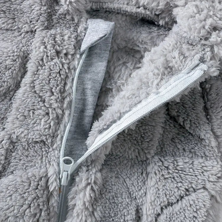 Cartoon Baby Clothes Boy Romper Long Sleeve Arctic Velvet Hooded Baby Girl Romper Winter Warm  Newborn Clothes 0-18 Months