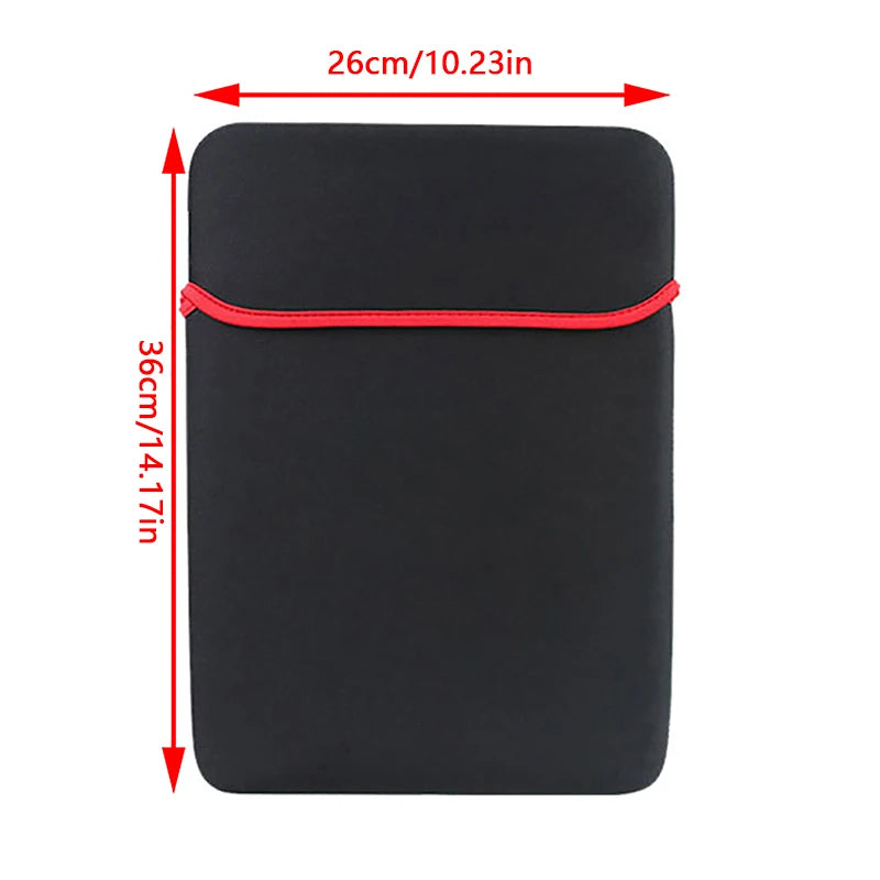 7/8/9/10/12/13/14Inch Double Faced Laptop Pouch Protective Bag Neoprene Soft Sleeve Tablet PC Case Bag Waterproof Laptop Bag
