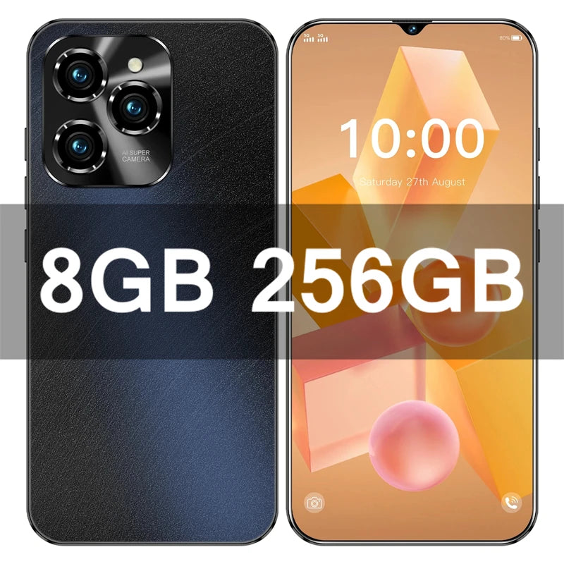 HOT 2026 NEW Original For 40 Pro Brand New 6.8 inch Full Screen Smartphone 4G 5G Cell Phone 6800mAh Mobile Phones Global Vers