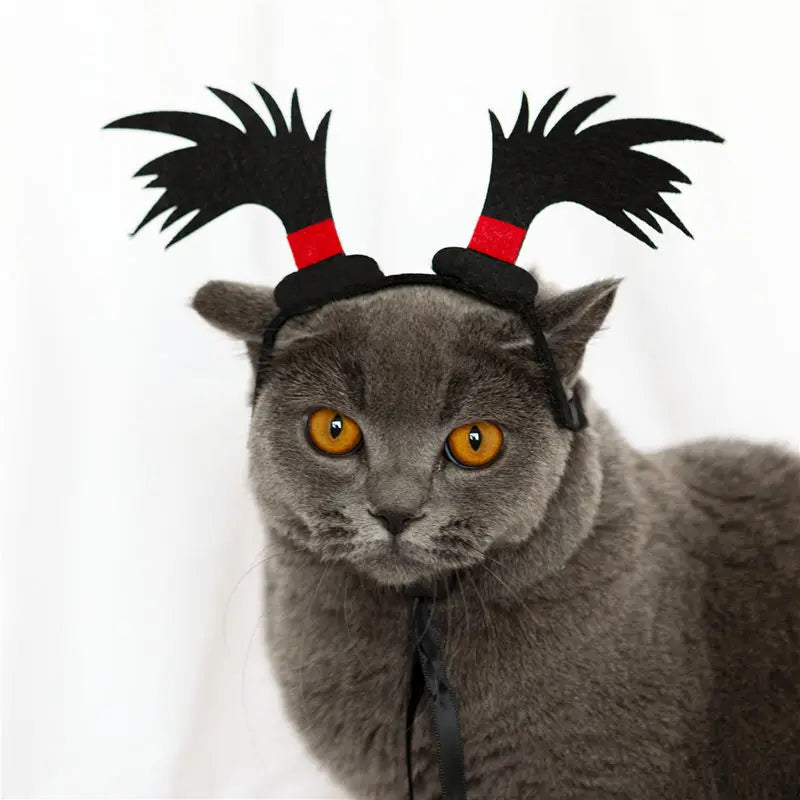 Pet Costume Funny Headwear for Cat Puppy Dog Halloween Photography Props Party Supplies Pet Accessories
