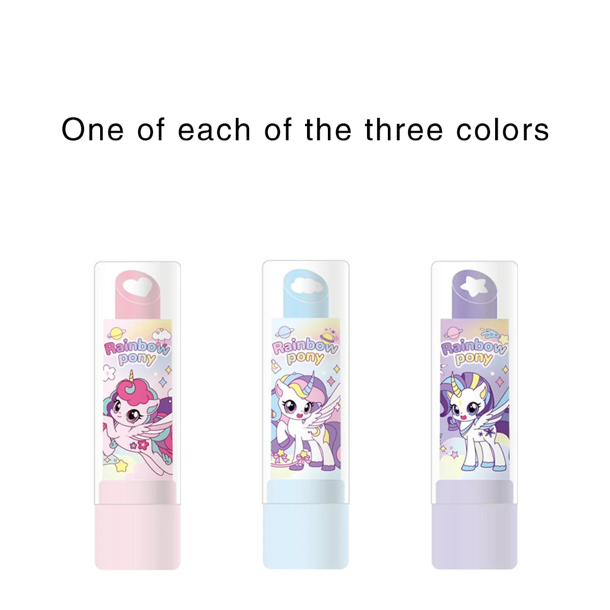 Pony-style lipstick, eraser, fun cosmetics, styling, school office painting, exam pencil, eraser, student and teacher gifts