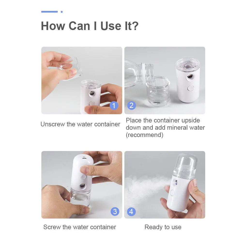 Mini Electric Car Air Humidifier Aroma Oil Diffuser USB Cool Mist Sprayer Steam Air Purifier Aroma Diffuser for Home Car
