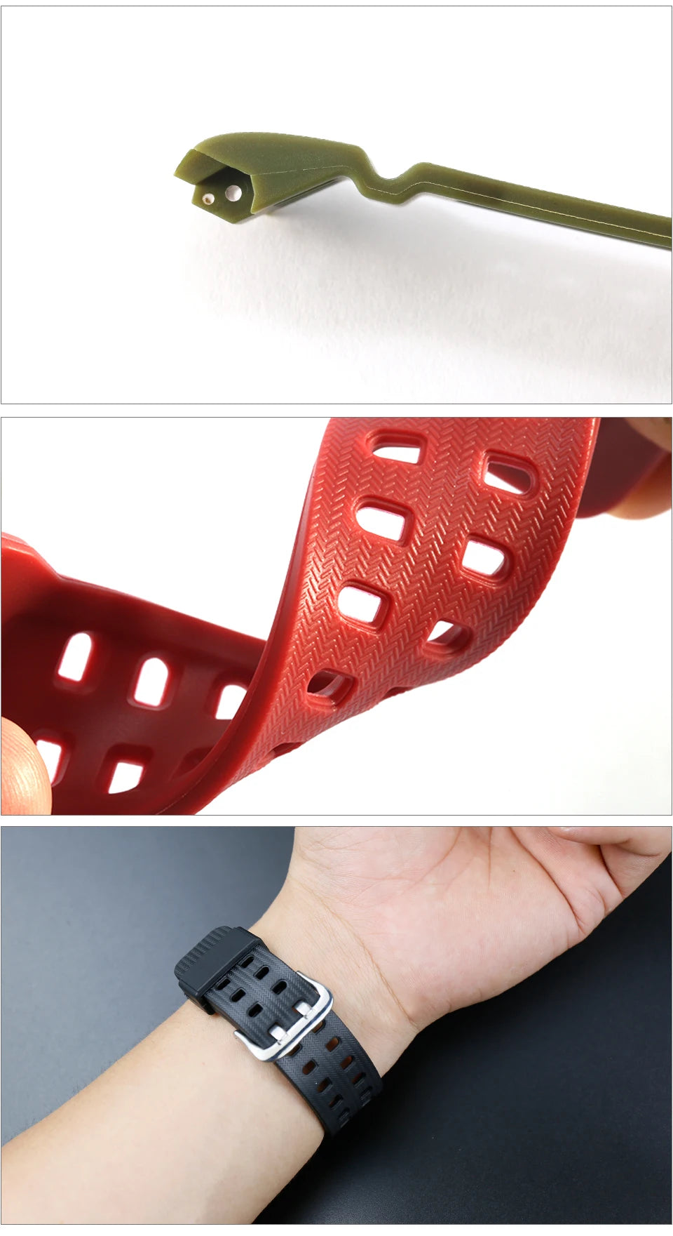 Watchband Accessories Resin Strap Suitable for Casio Mudmaster GG1000 GWG100 GSG100 Men Watch Band
