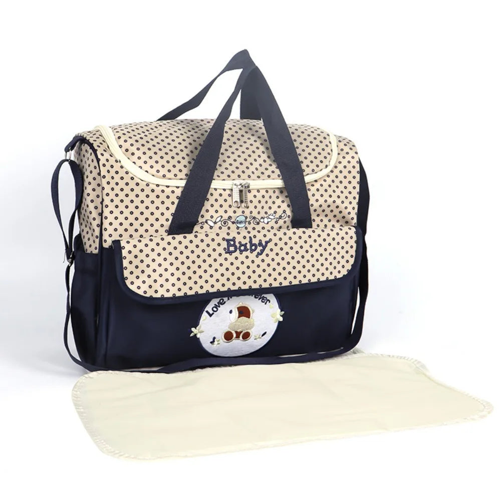 Storage Baby Diaper Bag Crossbody Multifunctional Mommy Maternity Packs Canvas Large Capacity Baby Stuff Nappy Bags Mother