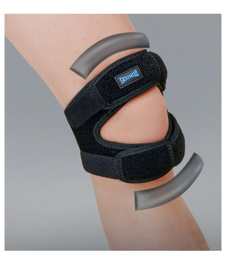 1/2pcs Sport Patellar Strap Silicone Cushioning Knee Pads Meniscus Strap for Men Women Sports Safety