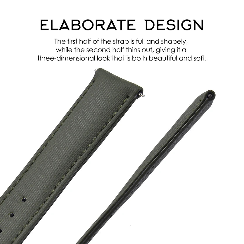 New D-elugs Waterproof Sailcloth Watch Strap 20mm 22mm Fabric Nylon Leather Watch Band For Omega/Seiko Belt Quick Release Strap
