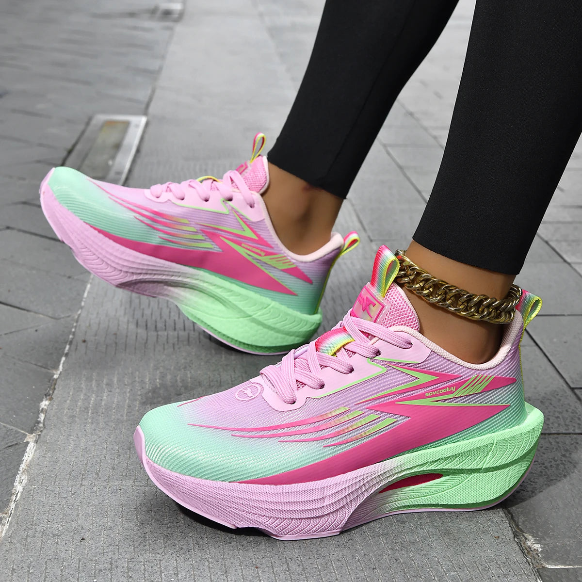 Men Running Shoes Carbon Board Air Cushion Marathon Sneakers Breathable Lightweight Women's Comfortable Speciality Sports Shoes