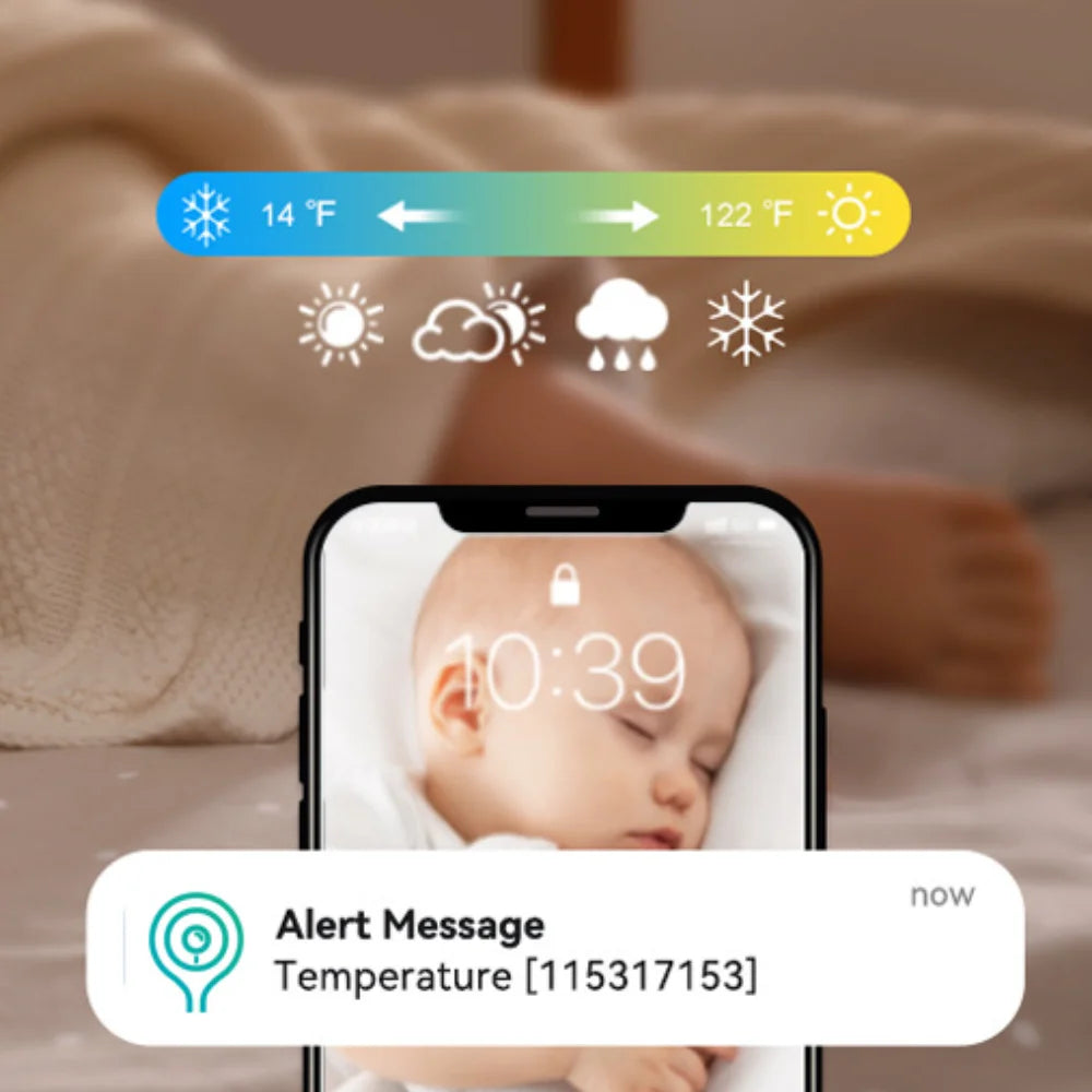 2K Baby Monitor Surveillance Camera Dual-frequency Crying Machine Indoor Safety Protection Remote Monitoring Voice Intercom