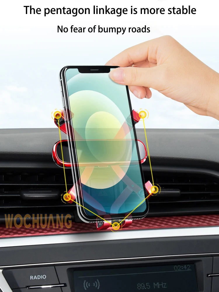 Car Phone Holder For Mazda 6 2004-2015 GPS Special Gravity Navigation Mobile Bracket 360 Degree Rotating Bracket Accessories
