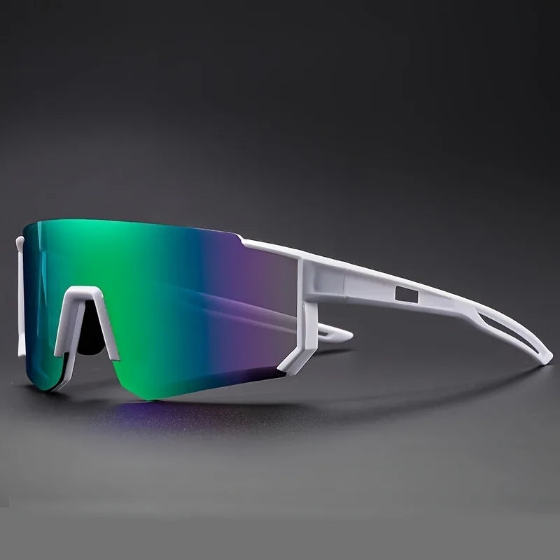 1 Pair of Large Frame Colored Glasses, Fashionable Glasses for Men and Women