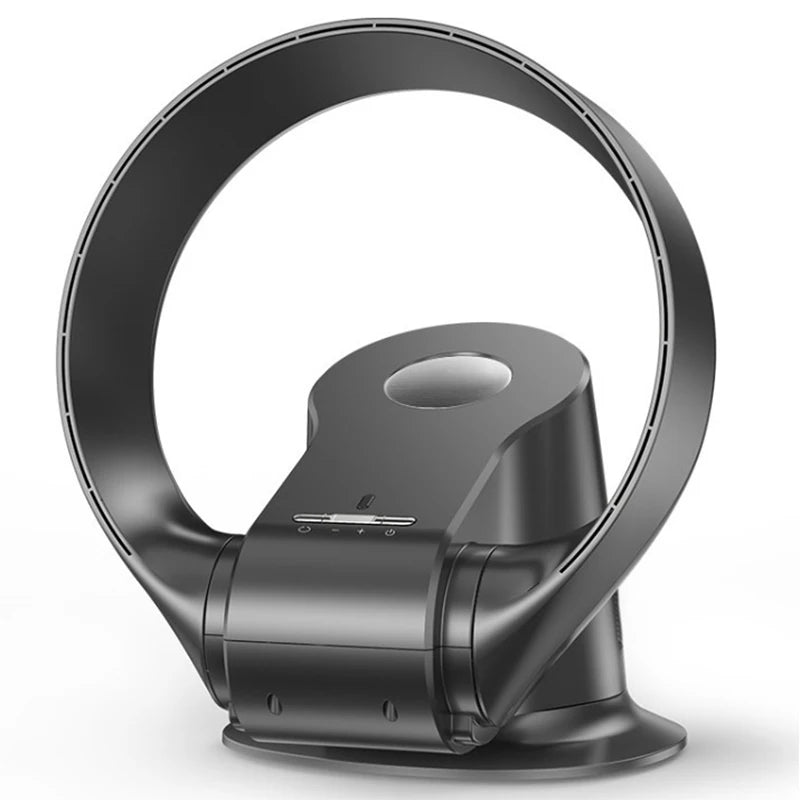 New 220V Ultra-Quiet Blade-Less Variable-Speed Fan: Remote-Controlled Wall-Mounted Fan for Home and Office Use with 9-Speed Sett