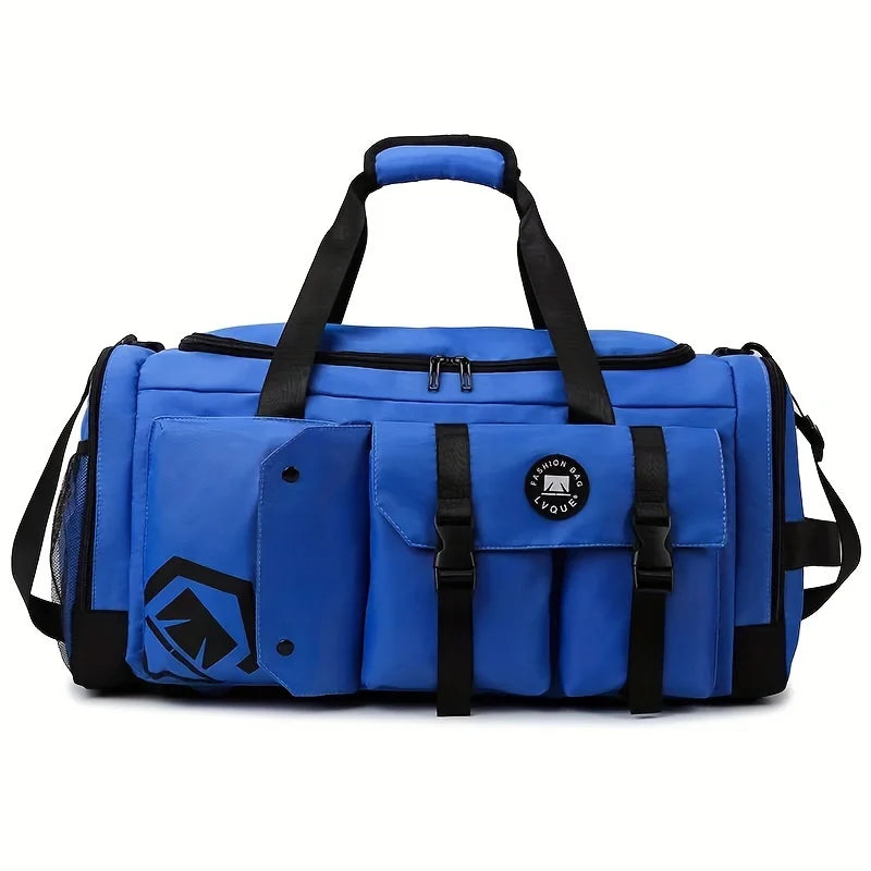 2025 New Large Capacity Travel Duffel Bag, Separate Shoe Storage Compartment, Dry Wet Separation Sports Gym Bag with Zipper 여행가방