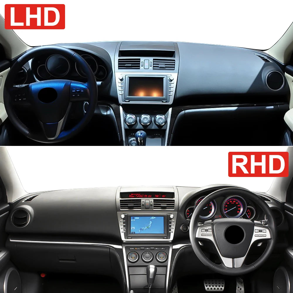 Car Accessories For Mazda 6 GH 2008 2009 2010 2011 2012 Dashboard Cover Sun Shade Mats Avoid Light Pads Instrument Panel Carpets