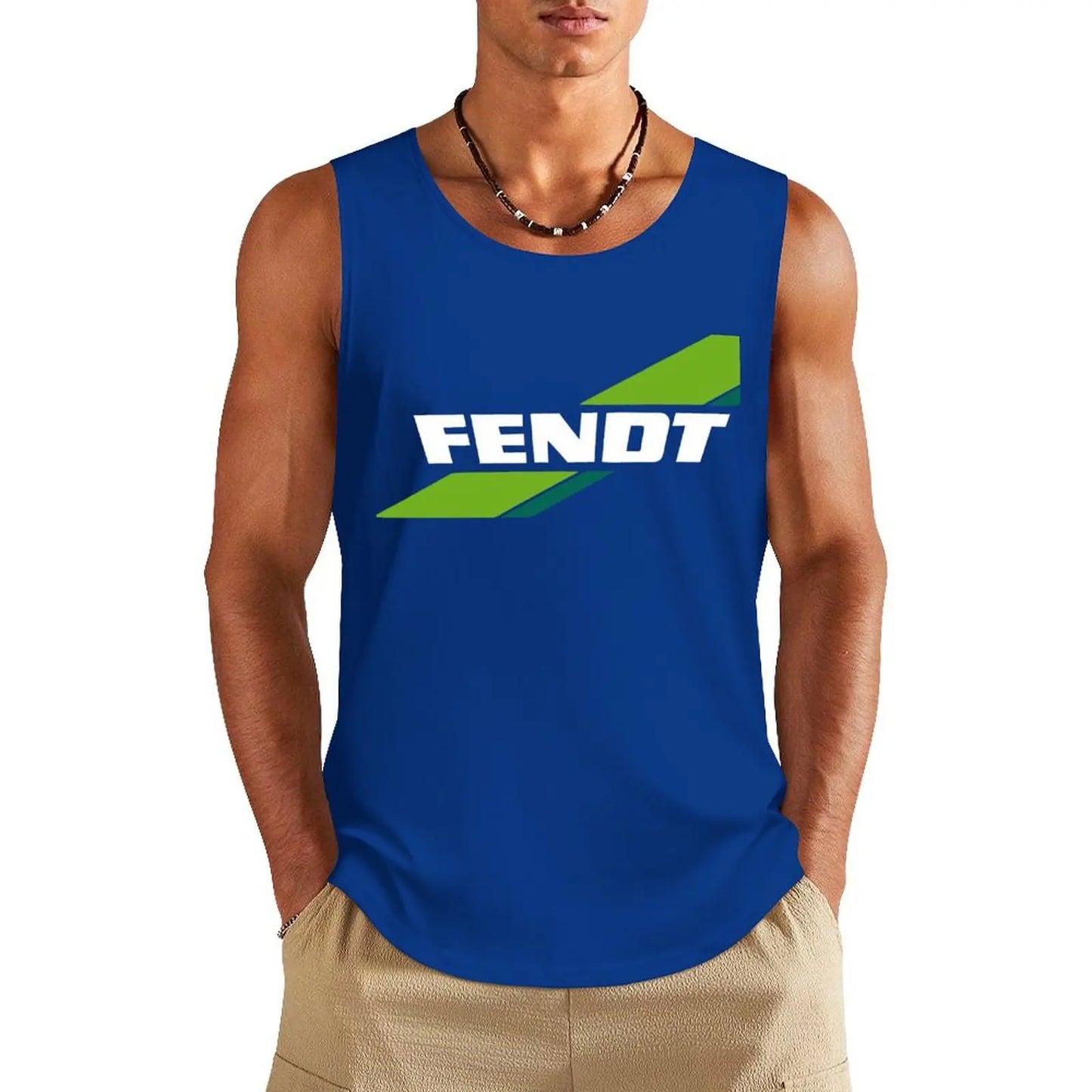 Fendt Tractors Logo Tank Top t-shirt gym man Gym t-shirt man Men's vest
