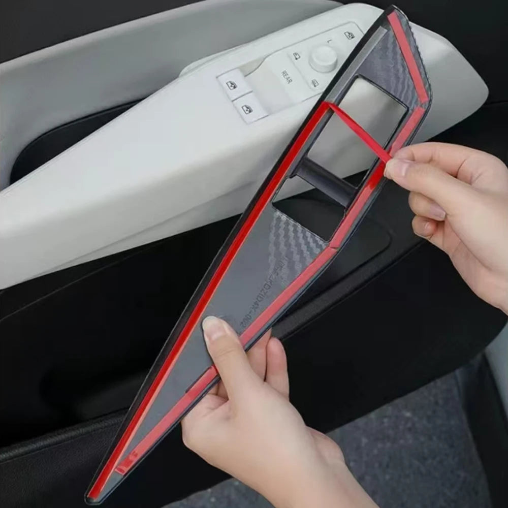 Car Door Window Lift Switch Panel Cover | Fits VW ID.3, ID.4, ID.4 CROZZ | Interior Accessories