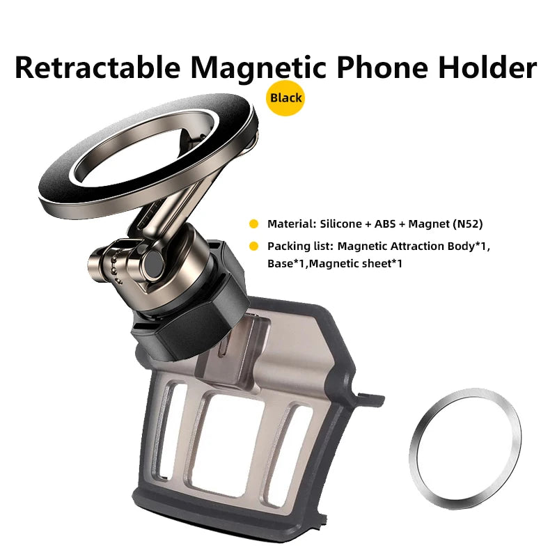 Car Phone Mount For Nissan Qashqai J11 X-Trail T32 T33 Magnetic Wireless Charger Special Mobile Phone Holder Fixed Stand Base