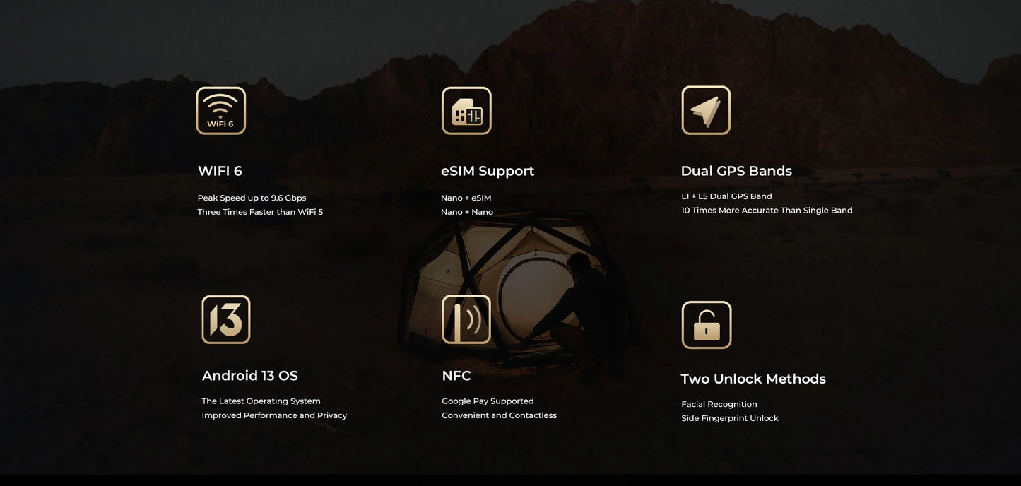 Oukitel WP30 Pro 120W 5G Rugged Smartphone android 13 12GB+512GB 11000 mAh 6.78" FHD+ Mobile Phone 108MP Cell Phone Global