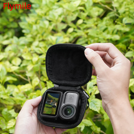 Flymile Storage Bag for DJI OSMO NANO Camera Mini Box Hard Shell Portable PU Carrying Case for DJI OSMO NANO Accessories