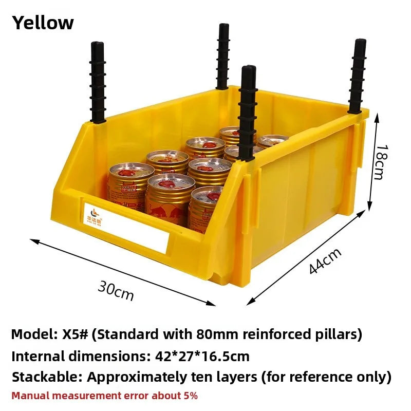 Plastic Combination Hardware Screw Storage Box Parts Organizer Toolbox Warehouse elf Storage Case Modern Sle Universal Use