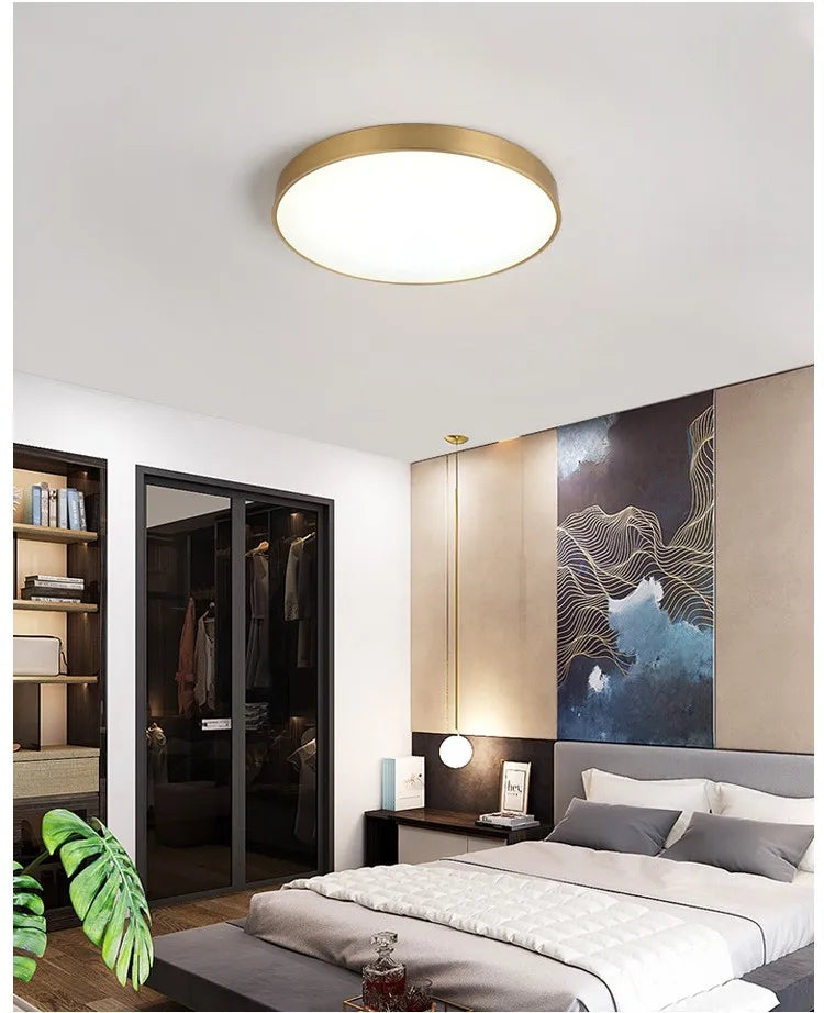TONDI Modern LED Ceiling Light Simple Round Living Room Bedroom Aisle Balcony Study Kitchen Lighting Fixtures