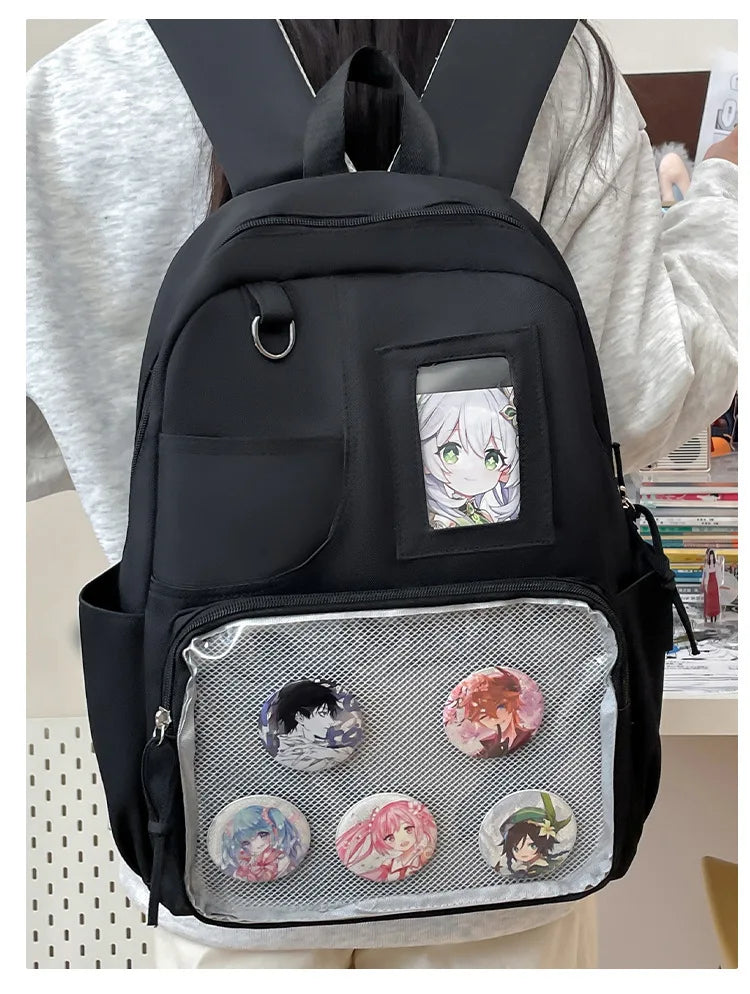Japanese College Style Fashionable Backpack for Students Large Capacity Backpack for Women Highvalue Outdoor Backpack
