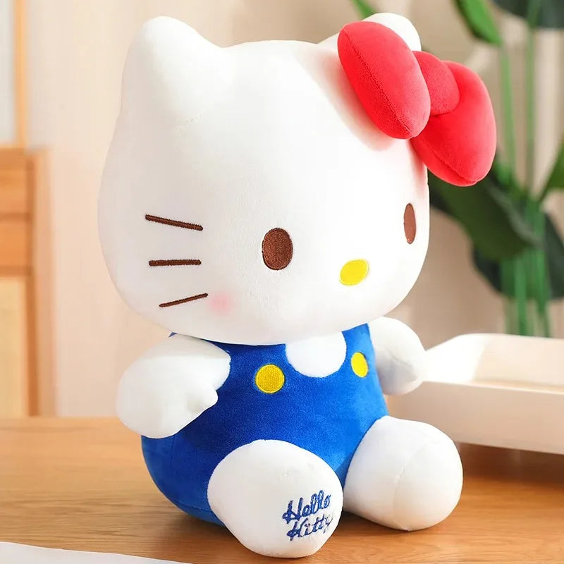 2 style Hello Kitty Anime Hello Kitty Stuffed Toys Plushier Soft Pillow Birthday Gifts For Girls Kawaii Hello Kitty Plush Dolls