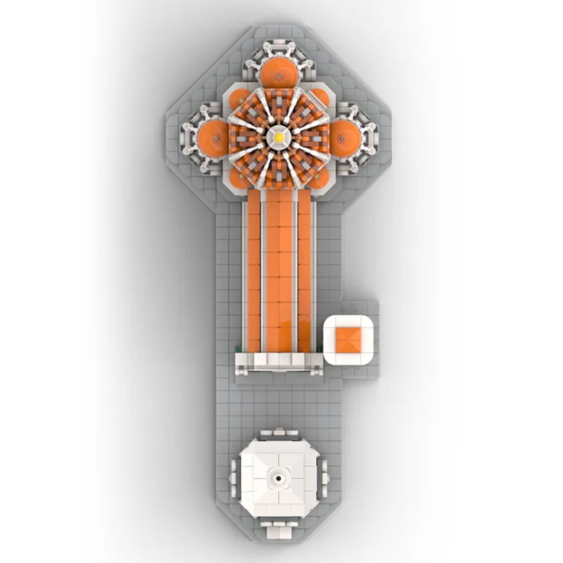 MOC Iconic Church Cathedral of Santa Maria del Fiore Building Blocks Set Famous Architecture Street Assemble Toys Children Gifts