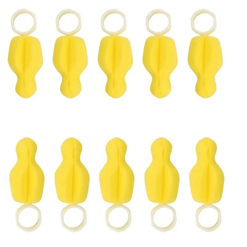 Soft Sponge Baby Nipple Cleaner Mini Foam Scrubber Pacifier Bottle Nipple Washing Cleaning Brush Baby Feeding Accessory
