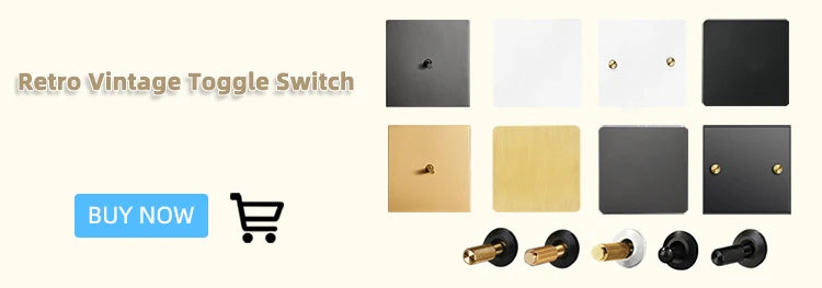 Avoir White Sockets And Switches Retro Switch Button 220V Light Switch Dimmer Toggle Switches 220V Stainless Home Improvements