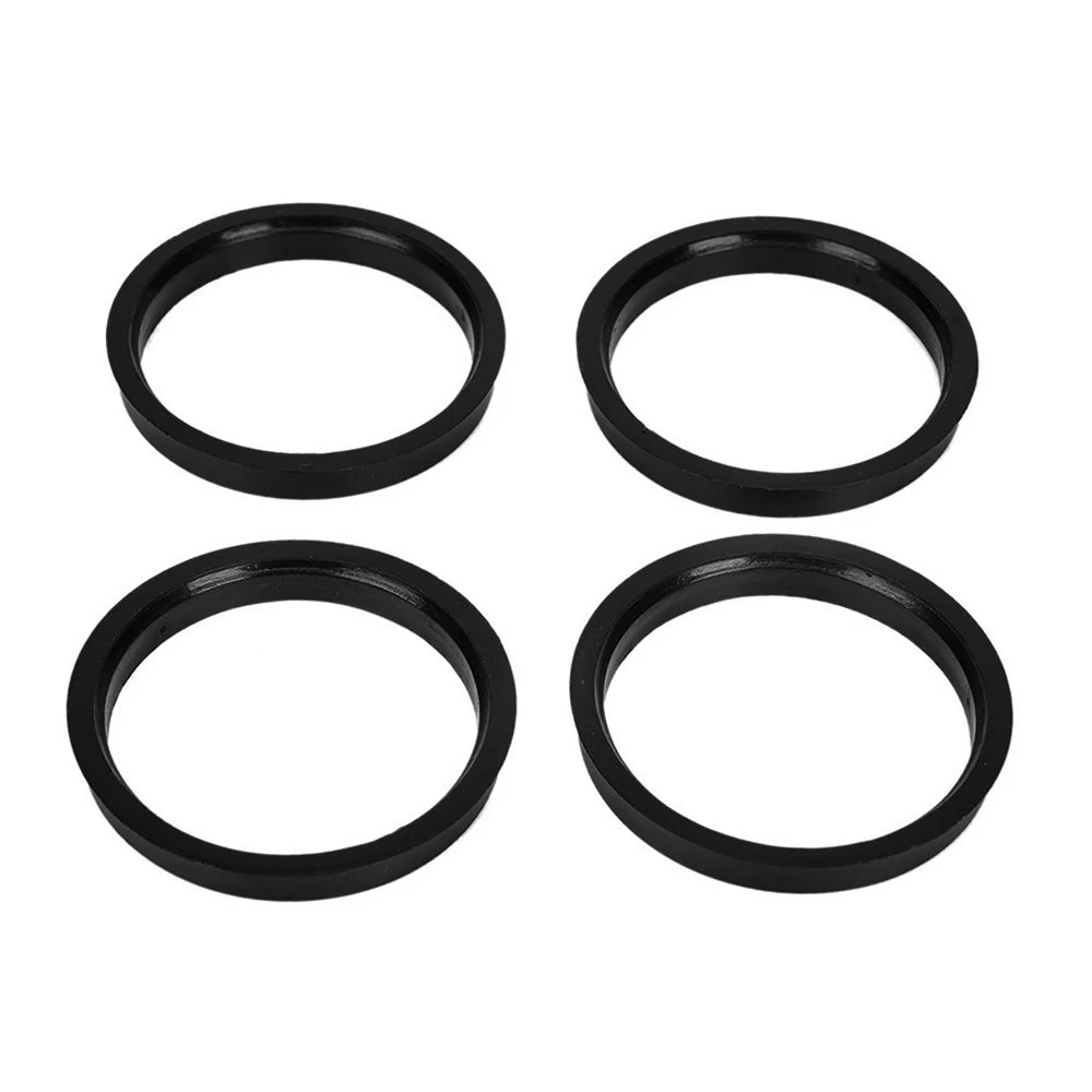 AUTCOAT 4Pcs/Set Automotive Car Plastic Wheel Hub Centric Rings Center Hubrings Bore 73.1-57.1 66.6-57.1