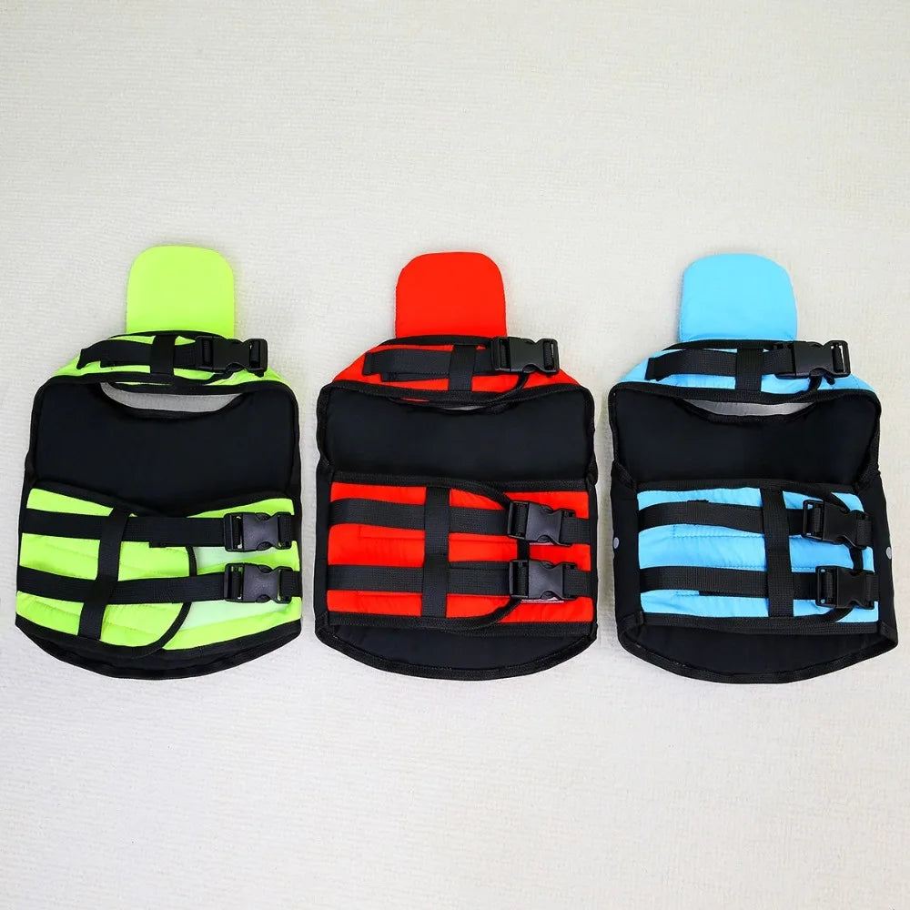 Pet Supplies Adjustable Pet Swimming Jacket High Flotation Reflective Dog Swimming Vest Breathable Pet Life Vest Swimming